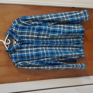 Outerknown Blanket Shirt Mens sz XL blue plaid